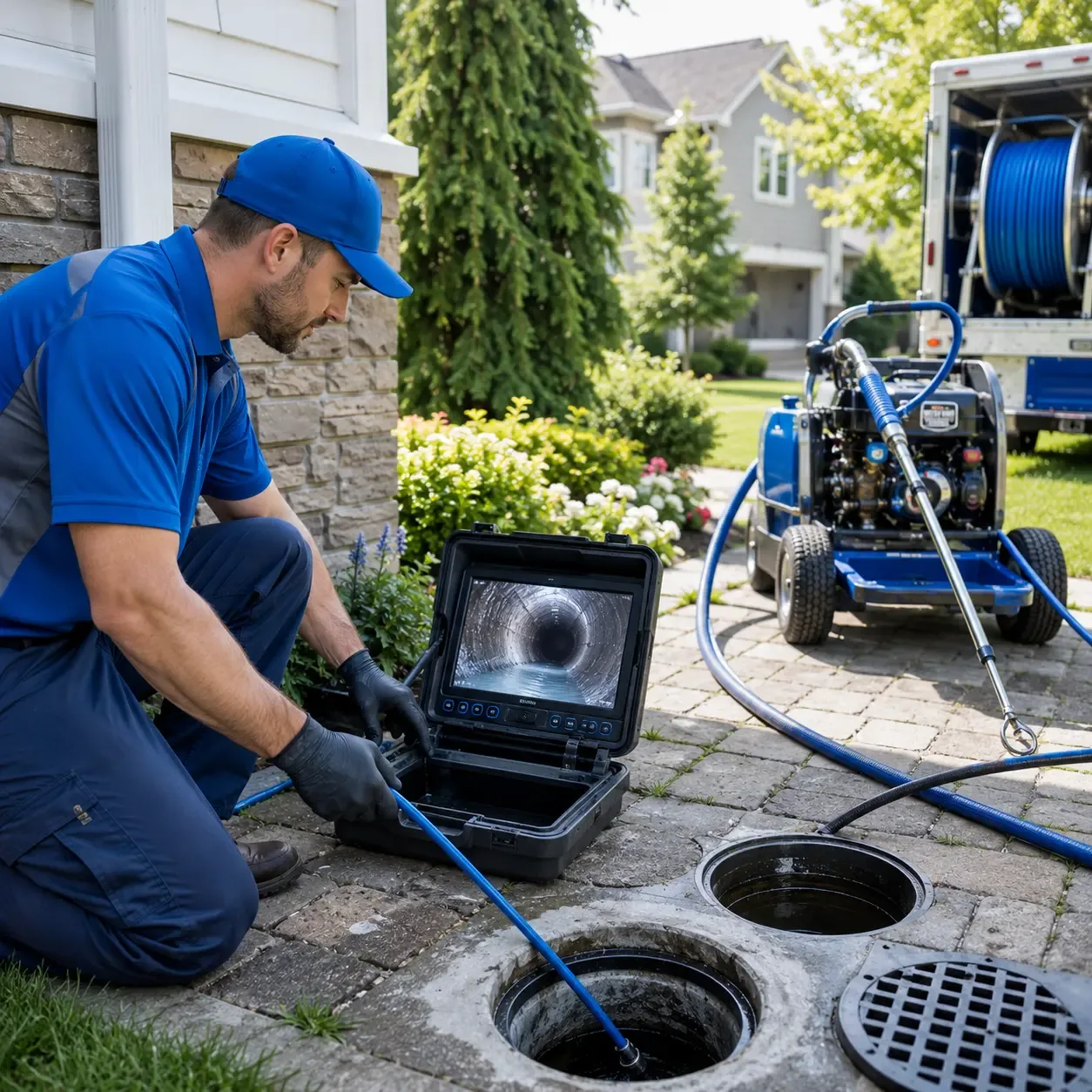 Outdoor drain cleaning professionals serving Plainfield, NH